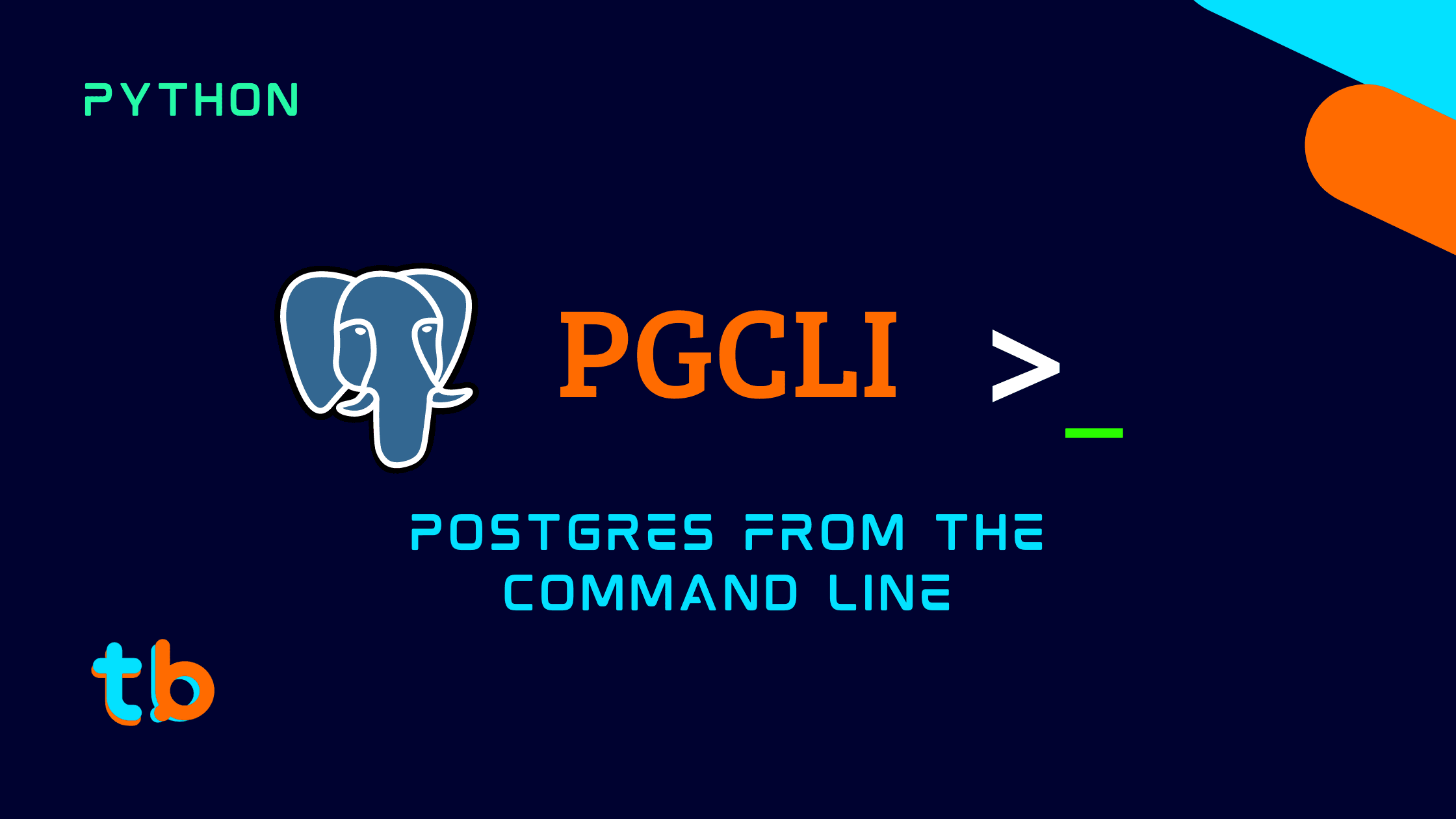 PGCLI: Postgres from the terminal